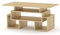 Rodnik Couchtisch Tandem Eiche Sonoma Design Tisch Wohnzimmertisch Beistelltisch mit Ablageflächen