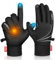 Benirap Fahrradhandschuhe Herren Damen Warme Winterhandschuhe Wasserabweisende Touchscreenhandschuhe Winddichte Laufhandschuhe rutschfeste Sporthandschuhe zum Laufen, Radfahren, Klettern -TM04,L