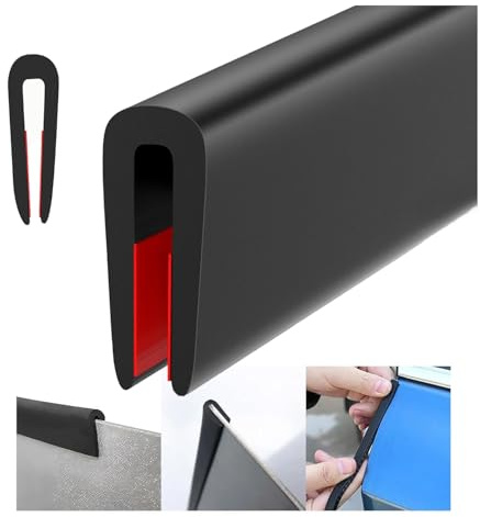 Joint Porte Voiture Joint Caoutchouc Adhesif Joint Bord De Tole Protection Bord De Tole Protection Porte De Voiture,Protege Portiere Voiture Flexible pour Bord Tranchant en TôLe,3.5m*2.4mm