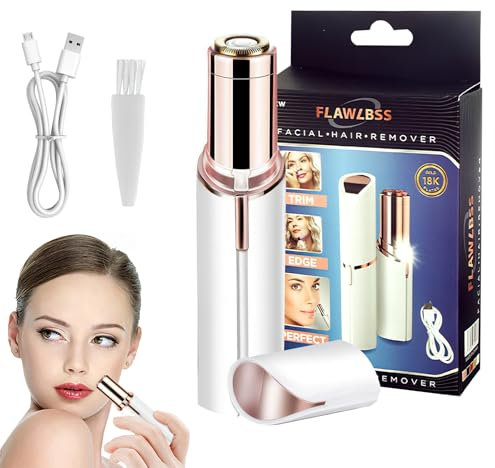 HENGBIRD Epilatore Viso Donna,Epilatore Viso Depilazione Viso Donna Rasoio Donna Viso Epilatore Sopracciglia Donna Rasoio Elettrico Donna Viso Rasoio Viso Donna Rimozione Per Peli Del Viso Da Donna