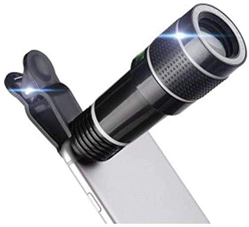 Binocolo Portatile ad Alta Potenza Obiettivo Fotocamera Telefono Cellulare Zoom 20X Obiettivo monoculare Telescopio Clip Telefono Cellulare Treppiede Obiettivo Fotocamera Smartphone Accessori Tele