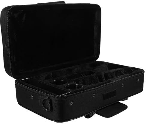 BESPORTBLE Estuche Portátil Para Clarinete De Oxford Ligera Bolsa De Transporte Resistente Golpes y Arañazos Con Asa Cómoda Para Músicos Exteriores