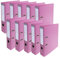 Exacompta 53755E 10er Pack Premium PVC-Ordner Prem´Touch Pastell. 7 cm breit DIN A4 Ringordner Aktenordner Briefordner Büroordner Plastikordner Schlitzordner Rosa
