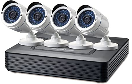 LevelOne CCTV DSK-8001, 8-Kanal-Überwachungskit Fix Out H.264 IR 4xCam inkl.