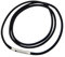 3MM Lederkette, Kette Herren Leder Halskette Herren, 50CM Lederkette Herren, Lederhalsband Herren Lederkette, Kette Für Anhänger Mit Edelstahl Verschluss, Schwarz Geflochten Lederkette für Männer