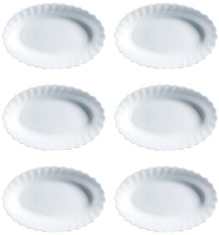 Luminarc Trianon 6 Fuente Oval Opal 22cm Opal Apto Microondas Apto Frigorífico Reciclable