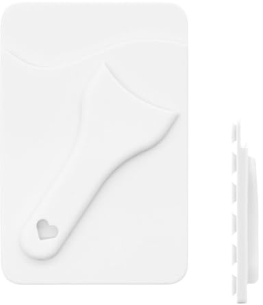 Generico Portacarte per Smartphone | Supporto con in Silicone - Portacarte di Credito per Retro Cover Telefono - per Donne Uomini Guidatori Viaggi Auto Crociera Lavoro Fitness Corsa Tessere
