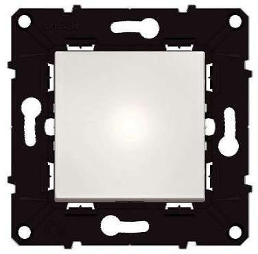 bouton poussoir - arnould espace evolution - blanc