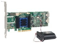 Adaptec 2273600-R Mini SAS Port 6Gbps 8-Lane PCI-E maxCache 2.0 RAID Controller Card with Top-Mounted Connectors