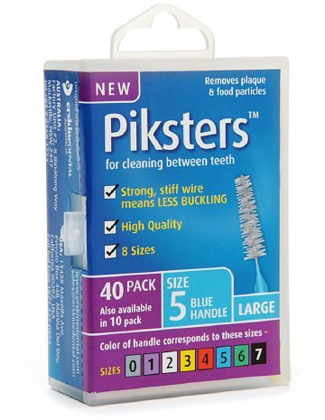 Piksters Interdental Brushes, Size 5 40 ea