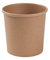 GREENBOX Bio Pappbecher Speisebecher Kraft-Karton Becher braun I Kompostierbare Becher mit PLA Innenbeschichtung Suppen-Becher To Go Eisbecher Pappe I 25 Bio Einweg-Becher biologisch abbaubar 300 ml