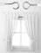 QWORK® 5M Alambre de Cortina, gusanillo para Cortinas, Cuerda de Cortina recubierta de plástico, con 6 Piezas de Ojales de Tornillo y 6 Piezas de Ganchos