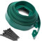 Bordure de Jardin en Plastique 10 mètres,Bordure de Gazon avec 30 Piquets Solides Bordure de Jardin Bordure de Gazon Flexible,pour Les Bordures,Chemins,Pelouse Aménagement Paysager (5cmx10m)