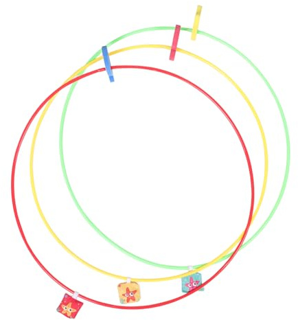 UPKOCH 3pezzi Anelli da Immersione per Giocattoli Acquatici Colorati per Allenamento Subacqueo Piscina Divertimento Estivo per Giochi e attività Ricreative