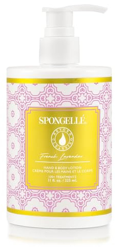 Luxurious Hand and Body Lotion with French Lavender Scent, Spongellé, 325ml