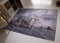 Steffensmeier Dinosaurier Teppich Dino Kinderteppich Kinderzimmer Triceratops in grau, Ökotex Zertifiziert, Größe: 80x150 cm