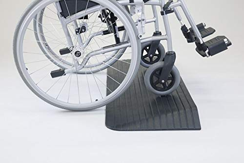 The Ramp People Gummi Schwellenrampe für Rollator und Rollstuhl 25mm - 100mm (76mm)