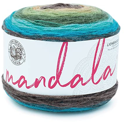 LION BRAND YARN Company Yarn Mandala Dragon, One Size