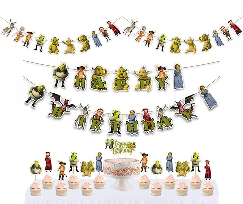 Seyal® Shrk Theme Birthday Party Supplies