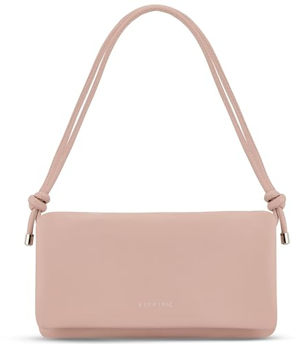 Expatrié Umhängetasche Damen Rosa - Juliette - Stylische Clutch für Hochzeit, Party & Freizeit - 2 in 1 Kleine Handtasche - Crossbody Bag für Frauen - Längenverstellbarer Schultergurt
