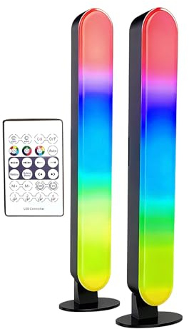 Lámpara de piano profesional - Luz LED vertical, iluminación estándar de música Eye-Care, 5 temperaturas de color, 5 niveles de atenuación | Base estable favorita Versión de iluminación negra Modo de