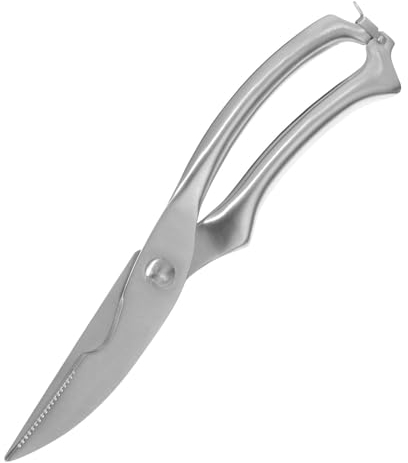 Westmark Trinciapollo, con molla interna e blocco, Lunghezza lama: 8 cm, Acciaio inox, Lucidato, Modern, Argento/Nero, 13732280