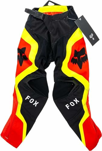Fox Racing Jungen Jugend 180 Ballast Motocross Hose, Schwarz/Rot, 24