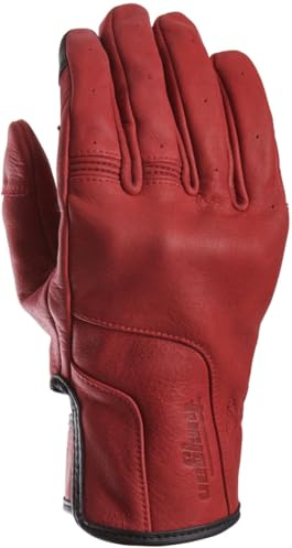 Furygan TD Vintage D3O® Gants de moto pour dames, rot, M