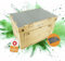 Bushpeak FLEXBOX 50L Camping Box zum Transport - Camping Küche faltbar Outdoor mit Stabiler Arbeitsplatte - Aufbewahrungsbox für Camper zusammenklappbar (Khaki)