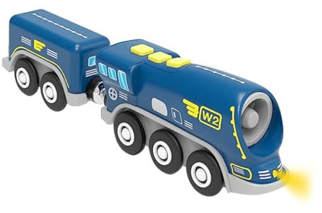 ERINGOGO Spielzeugeisenbahn für für kinderspielzeug spielzeuge Zug Modell Einer Spielzeugeisenbahn Zugspielzeug mit Lichteffekt Plastik