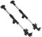 Hiraith 2 Pcs Universal Stroller Umbrella Holder Clamp Bike Umbrella Attachment Handle Bar Height Adjustable with Wrench