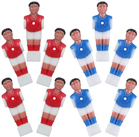Yardwe 10 Unidades Mini Jugadores de futbolín fútbol Piezas de Repuesto Figuras de futbolín ABS