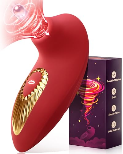 Lolitree Quiet Suction Vibrator for Women, 10 Sucking Modes Couples Sex Toys, Rose Toy Vibrators for Clitoral Nipple Stimulation, Clitorise Stimulator Sucker, Portable Adult Toys Vibrater for Beginner