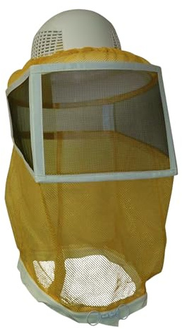 Mann Lake Stingless Binding Round Veil with Zipper Closure, Fine Mesh Beekeeping Head Cover for Hot Summer Weather, Breathable Veil for Bee Suit Protection, Comfort Fit for Farm and Backyard Work