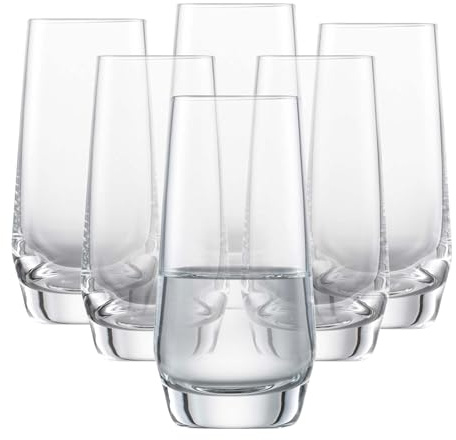 ZWIESEL GLAS Pure Shot Glass (Set of 6), Stylish Shot Glasses for Various Spirits, Dishwasher-Safe Tritan Crystal Glasses, Made in Germany (3 Ounce)