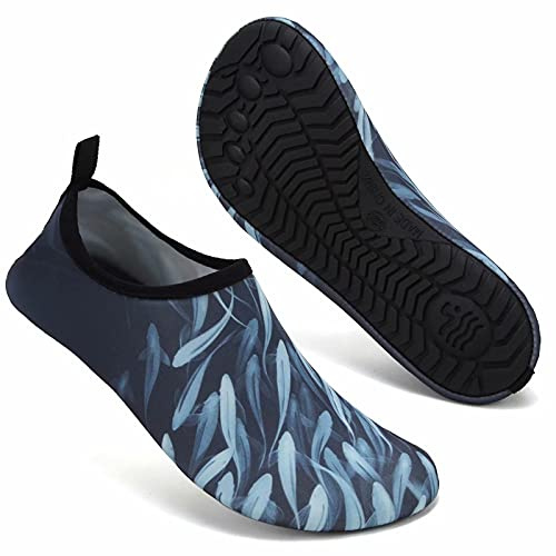 Mabove Escarpines Deportes Acuáticos para Hombre Mujer Zapatos de Agua Calzado de Playa Surf Swim(Grupo Peces,42/43 EU)