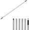 Paint Roller Extension Pole,Detachable Long Household Wall Painting Tool Long Rollers with Long Arm Frame,Gloss Ceiling Paint Roller Decorating Tools for Walls Ceilings Home DIY Painting Decorating
