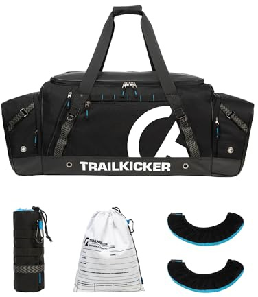 TRAILKICKER Sac de transport de hockey sur glace d'une capacité de 156 L - Sac d'équipement haut de gamme - Bleu - 68,6 x 30,5 x 30,5 cm