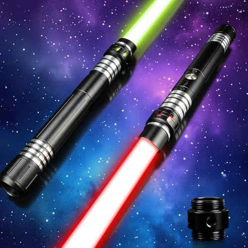Jellybibo 2 Pack Lightsaber Toy for Kids Adults 2025 Upgraded, 16 Color Lightsaber 79cm for Kids, LED Light Saber Sword for Kids Gift, Halloween Dress Up Parties, Fashion Cosplay Toy for Adults