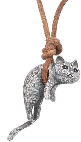 HZAOPZE Halsband Var din kattdocka, katthänge halsband, kattpresenter till kattälskare, födelsedag, årsdag, jul, presenter till pojkar, flickor, tonåringar, par, Metall