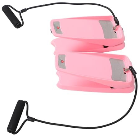 KOMBIUDA Mini Stepper Mit Widerstandsband Faltbares Geräuscharmes Fitnessgerät Für Beintraining Und Muskelstraffung Zu Hause Kompakt Tragbar Tragbares Stepper Gerät Für Effektives Workout