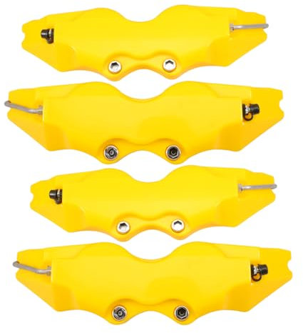 Vaguelly 2sets Style Brake Caliper Covers Front and Rear Wheel Hub Brake Covers for Car Protection Fits Front Wheel Caliper