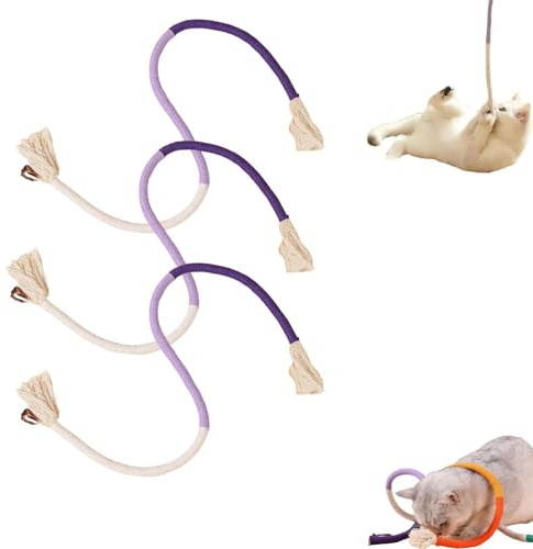 Corde à mordre - Bâton de taquinerie - Bâton de menthe pour chat - Jouets à mâcher - Fournitures de meulage des dents
