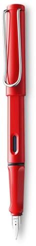 Lamy Safari Red Extra Fine Point Fountain Pen - L16EF