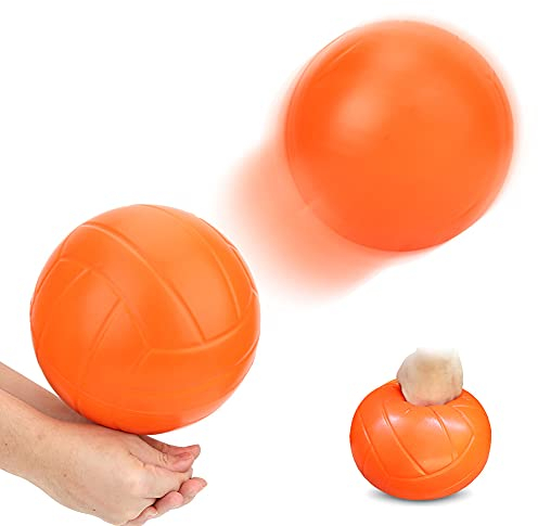 VGEBY Volleyball Kinder, Soft Waterproof Beachvolleyball für Pool Beach Volleyball Indoor Volleyball Ballspiel(Orange)