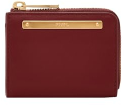 Fossil Liza L Zip Wallet Scarlet, Scharlachrot, Einheitsgröße