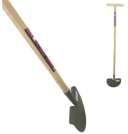 Synx Tools Kantenstecher 80cm mit stiel - Rasenstecher Rasenkantenstecher Kantenmesser Rasenschneider Kantentrimmer Rasenkantenschneider mit T-Griff,