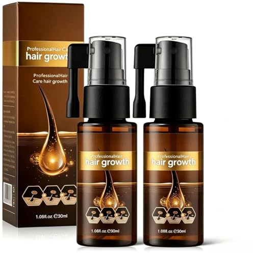 60ml Sérum de Croissance Capillaire,Serum Cheveux,Spray à Huile Essentielle De Romarin,Booster de croissance des cheveux pour renforcer les racines des cheveuxs et pour une chevelure complète