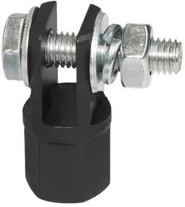 Gatos para Coche Adaptador de Gato de Tijera, Herramienta de Llave de Equipo de elevación para Toma de Corriente de 1/2 Pulgadas, 4x4, Auto Universal automóvil de Portátil(Black)