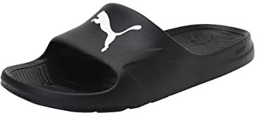 PUMA Unisex Divecat Beach & Pool Shoes, Black Black White, 11 UK